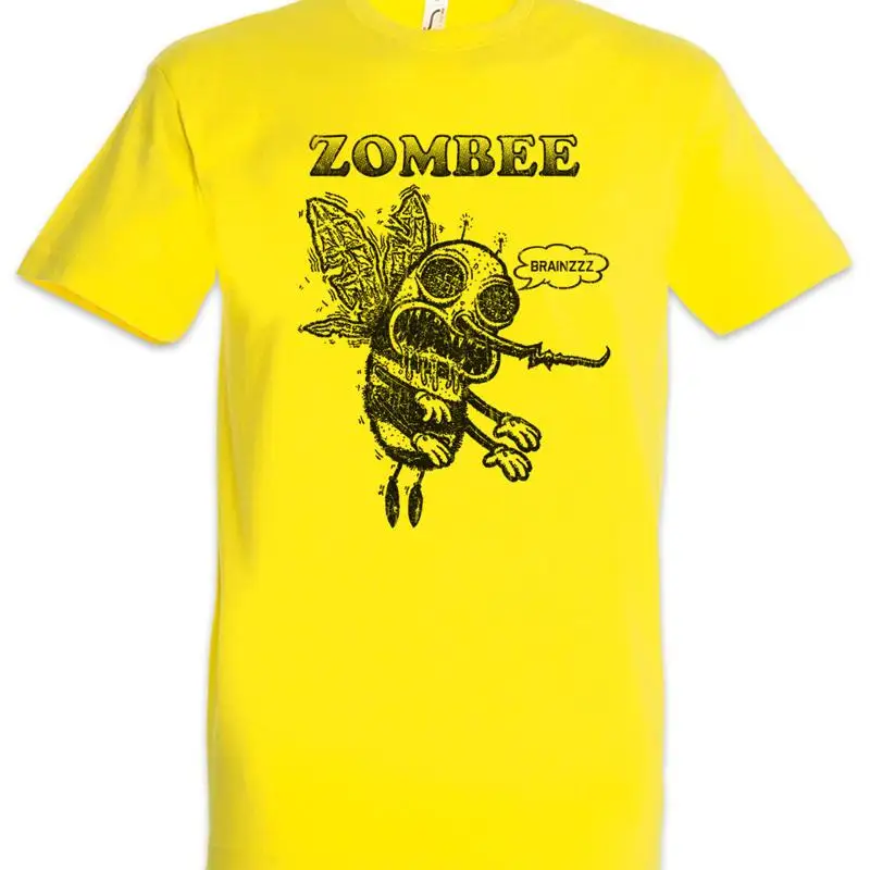 

Zombee T Shirt The Walking Fun Bee Zombie Zombies Dead