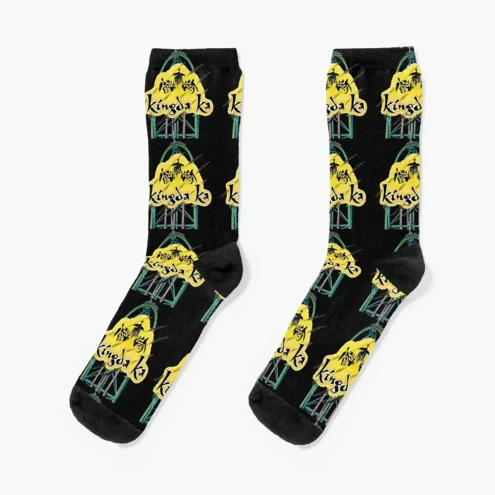 

Kingda Ka Six Flags Great Adventure Socks anti-slip compression cute with print Mens Socks Women's