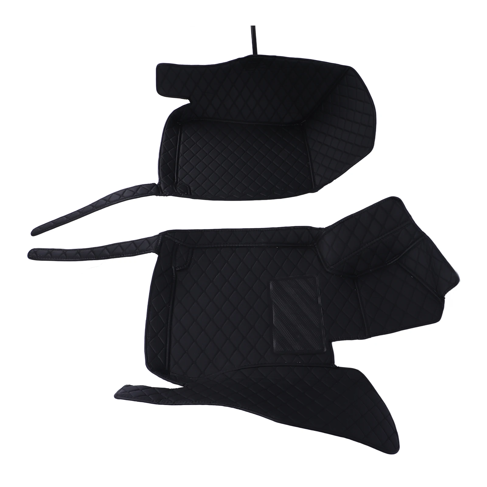 

3Pcs/Set Car Floor Mats Liners Protectors - Nonslip Artificial Leather Replacement for Benz GLC 2017‑2021, Auto Interior