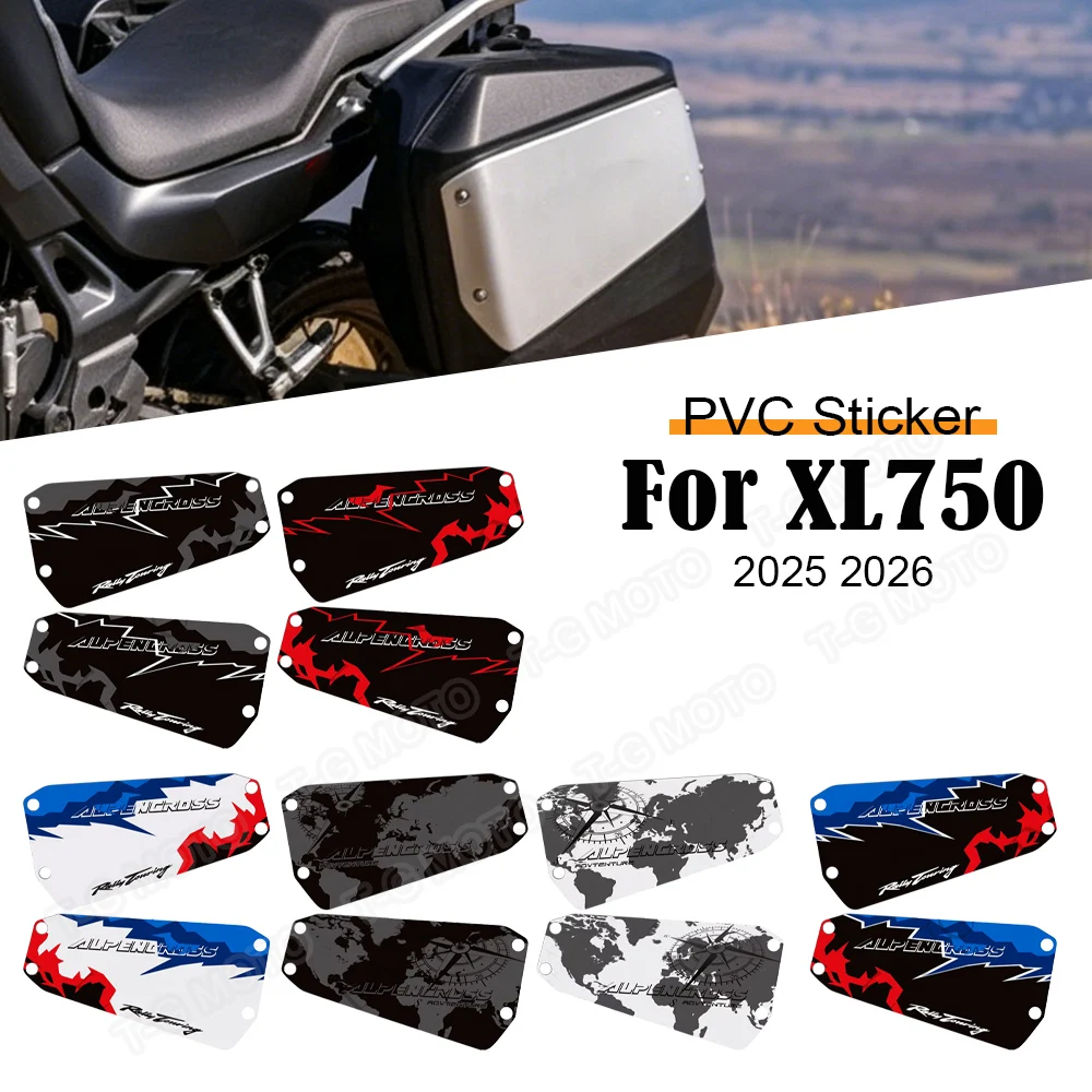 

For XL750 XL 750 Transalp Motorcycle Trunk Luggage Cases Panniers Stickers Side Box Protector Decals