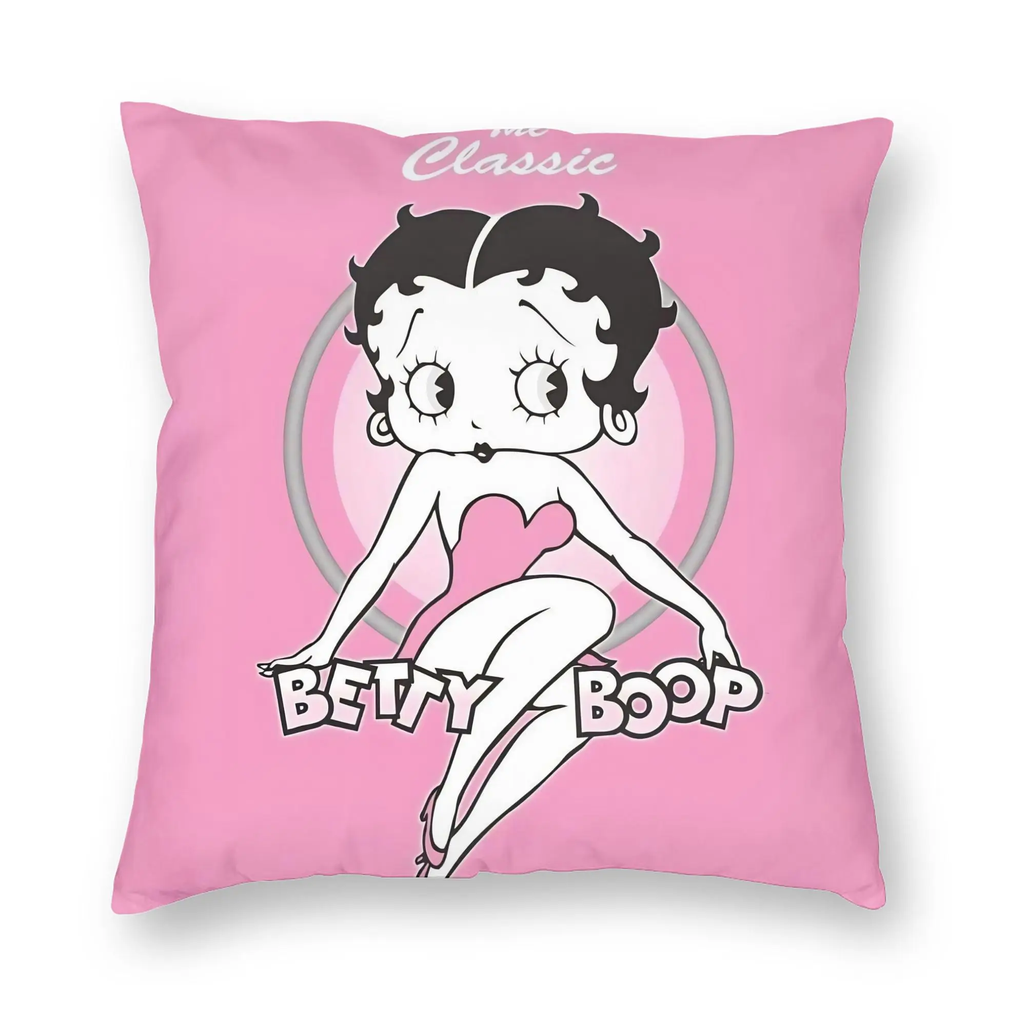Anime B-Betty BoopS Pillowcase Printed Polyester Cushion Cover Decoration  Pillow Case Cover Seat Drop Shipping 45*45cm