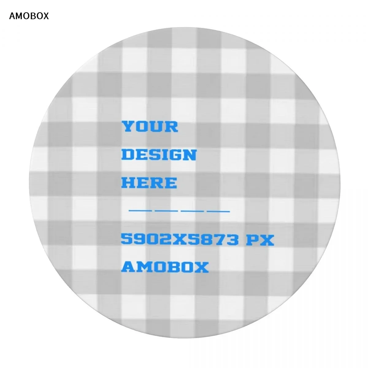 AMOBOX-Custom Round Table Cloths, Waterproof, Perfect Table Cover for Dining Table, Buffet Parties, Outdoor Picnic, Camping