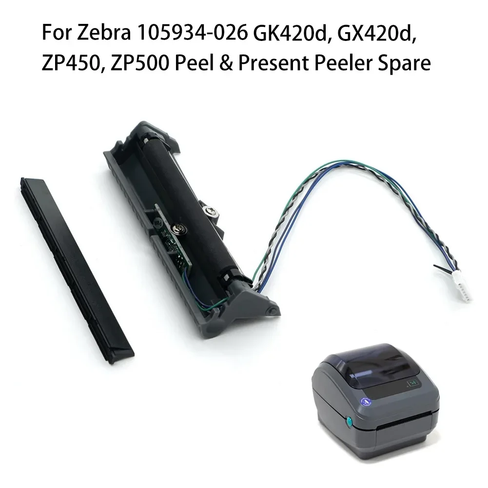 

For Zebra GK420d GX420d ZP450 ZP500 Printer Peel&Present Peeler Spare 105934-026 For Zebra GK420d GX420d ZP450 ZP500 Printer