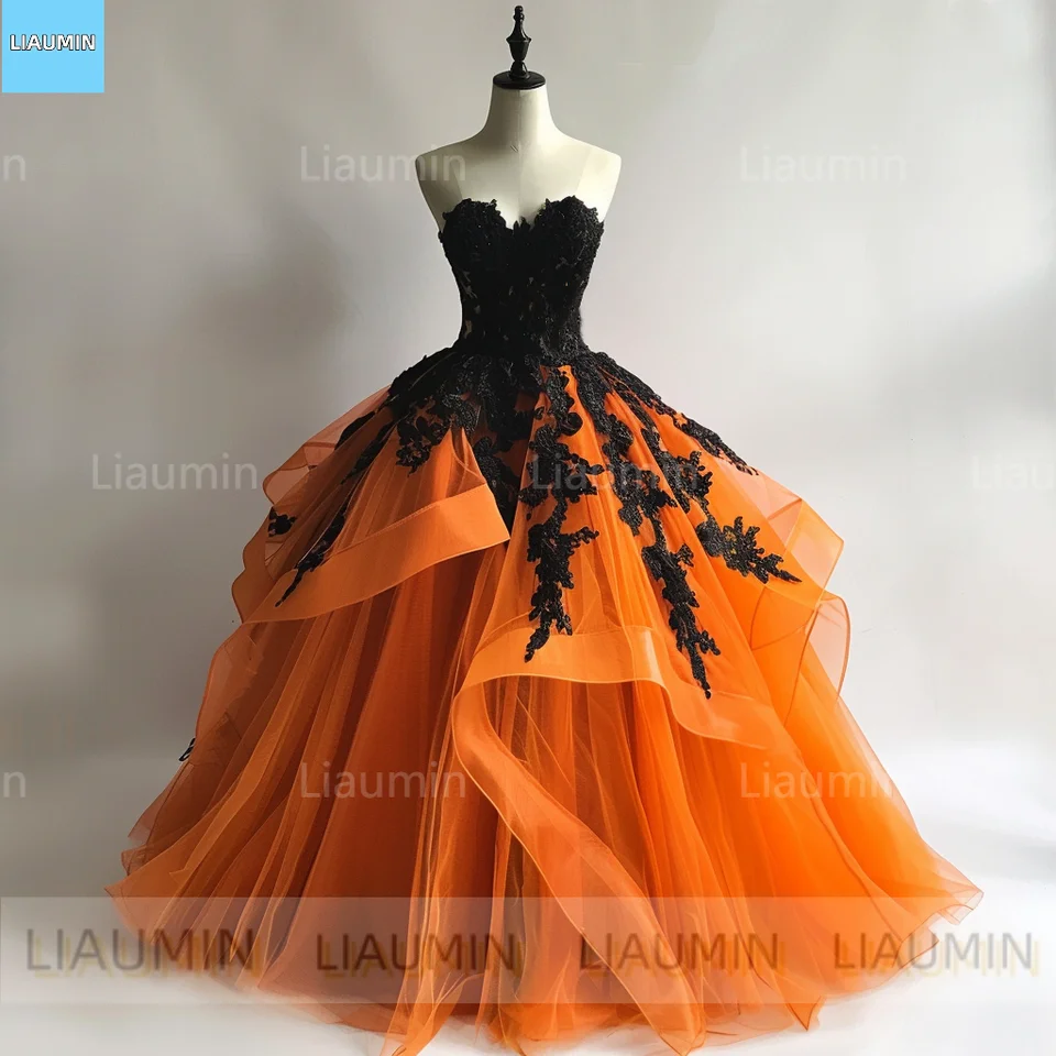 orange and black homecoming dress WEDTREND Women Strapless Orange Tight Homecoming Dress Sequins Sleeveless  Cocktail Dress