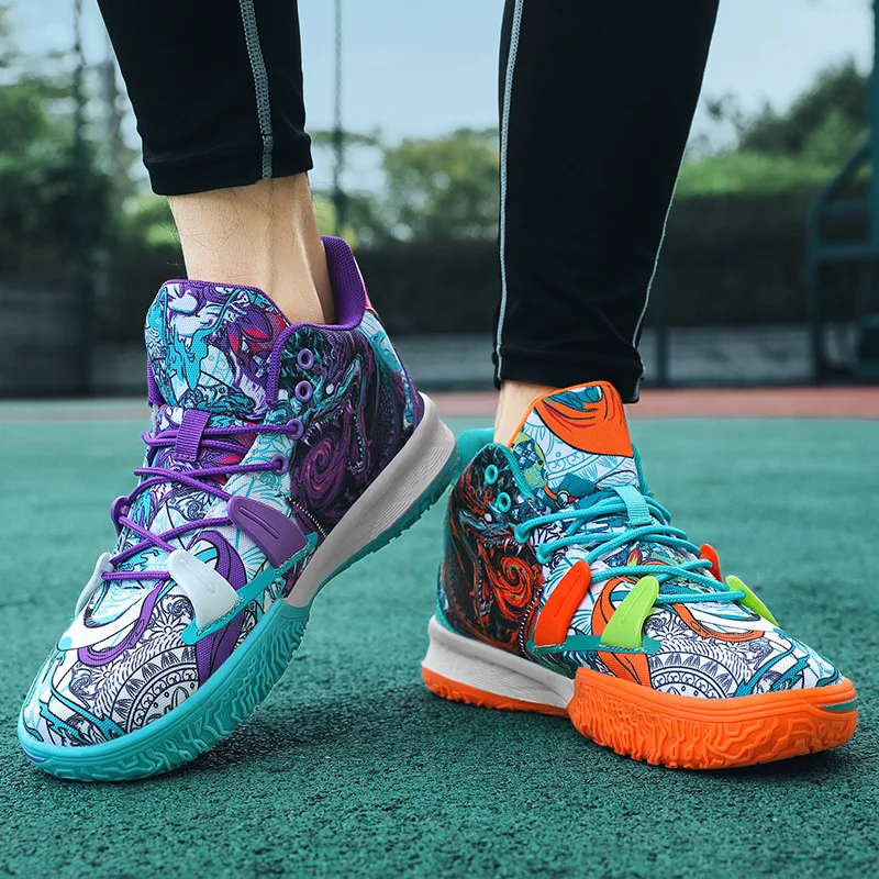 

Men's Basketball Shoes Unisex Street Basketball Culture Sneakers High Quality Plus Size Casual Shoes Women's Vulcanized Shoes