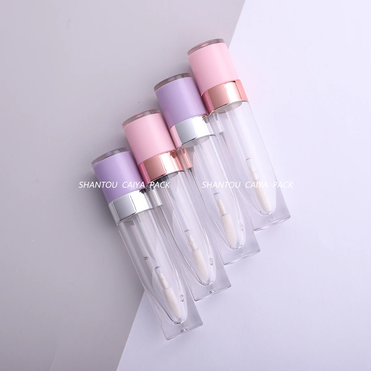 

10pcs/lot DIY lip balm tube container with cap metallic empty liquid lipstick lipgloss tubes cosmetic sample bottle