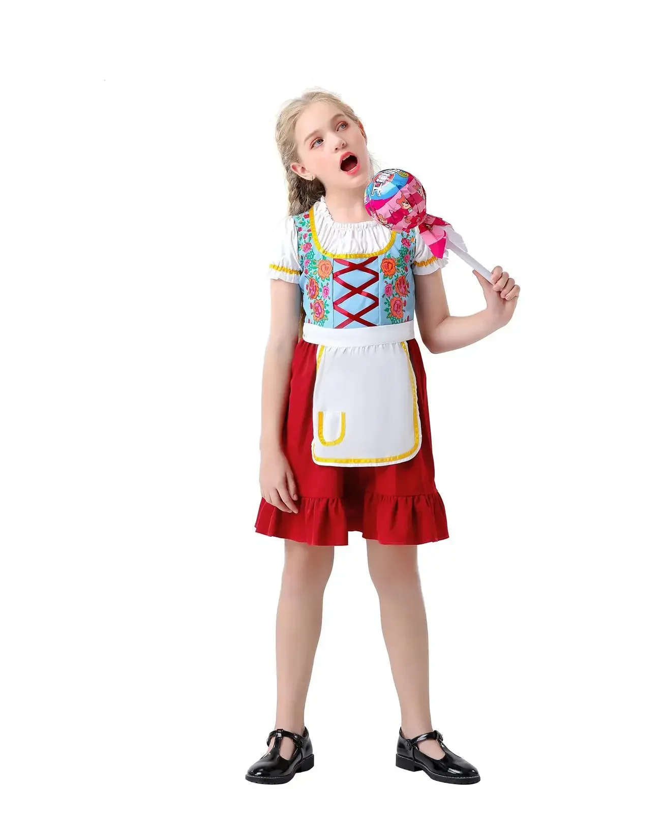 Oktoberfest Costume Family German Beer Costume National Style Dress Maid Dress