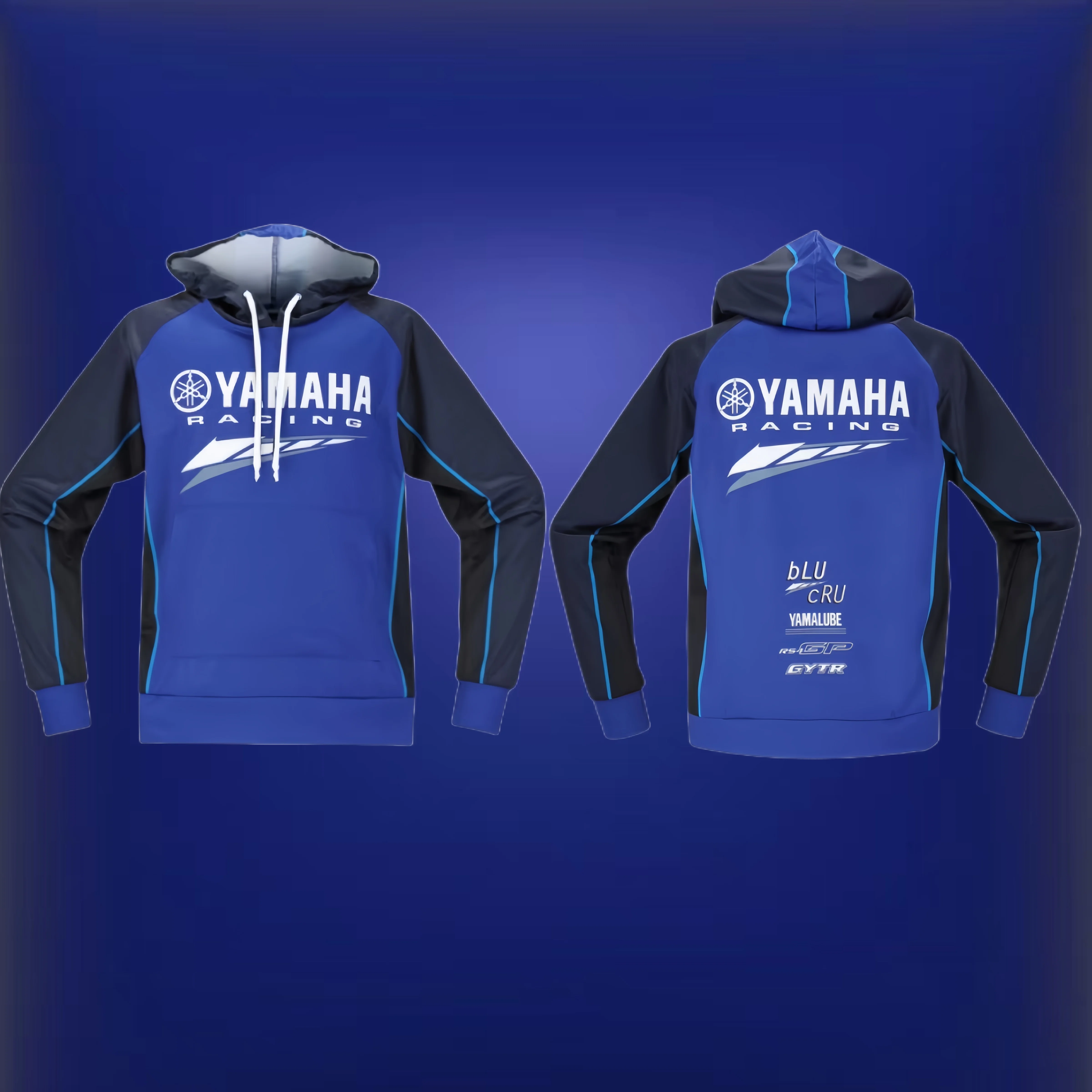

25/26 Толстовка с капюшоном Yamaha Мотоциклетная униформа команды энтузиастов 3D весенне-осенний пуловер Толстовка Повседневная куртка с капюшоном
