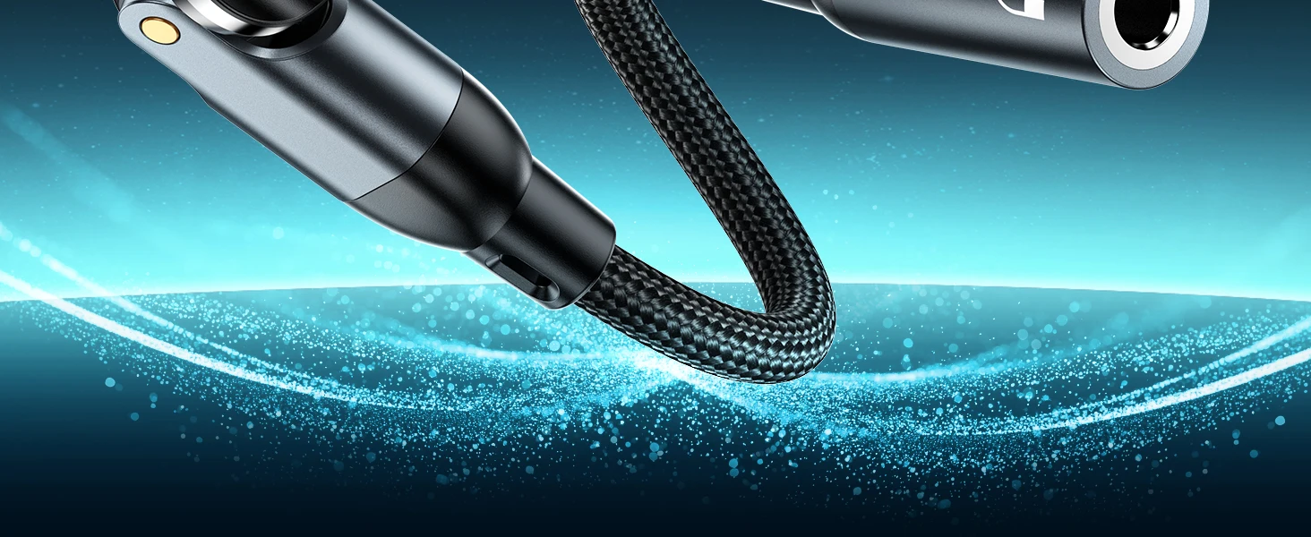 AUFU USB Typ C 3,5-mm-Klinkenadapter USB C zu 3,5-mm-Kopfhörer-AUX-Audiokabel für iPhone 17 Samsung Huawei Xiaomi Realme – Detail 2