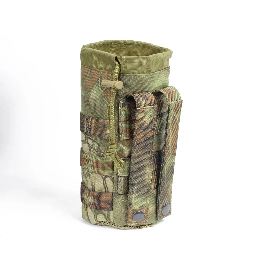 Tactical 1.5L Camouflage Water Bag 1000D Nylon Fishing Climbing Kettle Pouch Water Bottle Waterproof Molle Pouch Bags