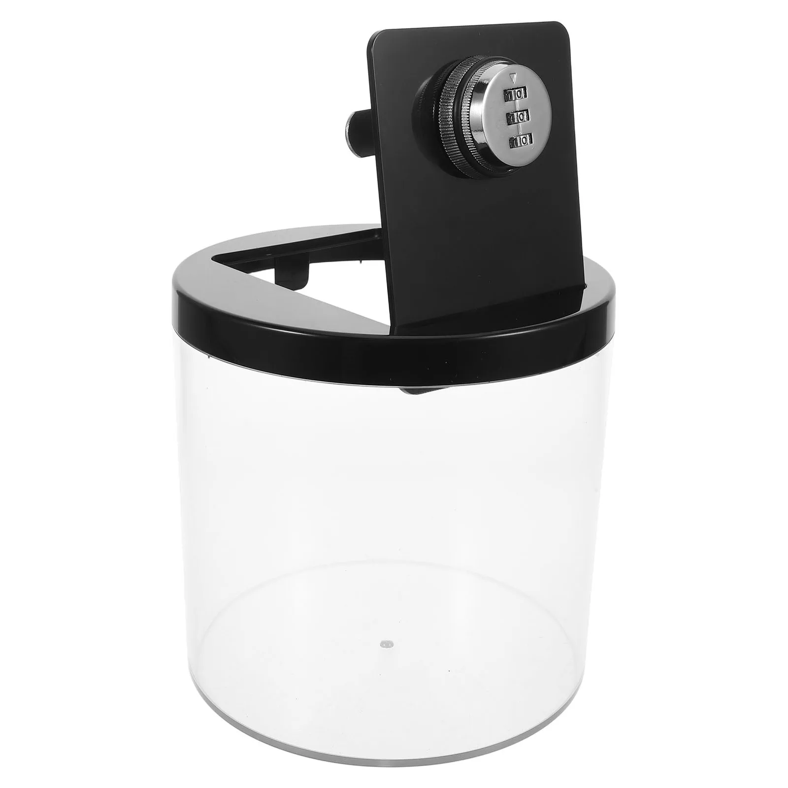 

Transparent Money Bank for Adults Large Capacity Secure Password Lock Cash Coin Jar Unbreakable Reusable Piggy Bank Home