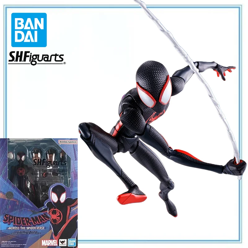 

BANDAI SPIRITS Original in Stock Spider Man: Across The Spider-Verse Miles Morales Spider-Man Miles Morales S.H.Figuarts