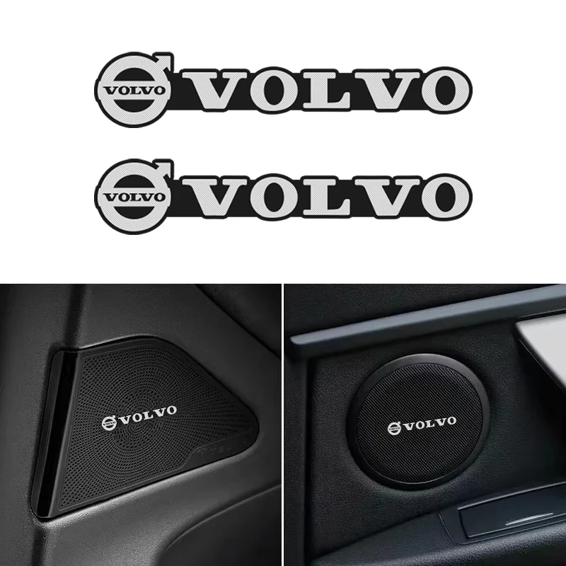 3D Volvo Logo Car Styling Sticker Emblem Decal Randomly Sticker For Volvo T6 V90 V60 V40 XC90 S60 C30 XC60 V50 V70 S90 XC40 S80 