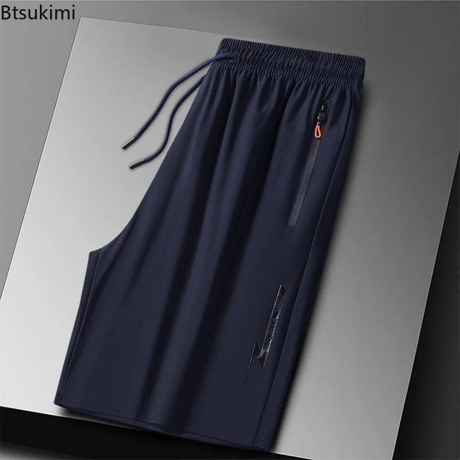 2025 Men's Summer Shorts Loose Fitness Sports Fashion Quick Drying Men Pants Resort Spa Swim Beach Casual Shorts for Male L-8XL