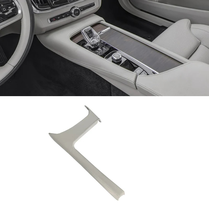 For Volvo S60 V60 XC60 Leather decorative car accessories for the central control panel