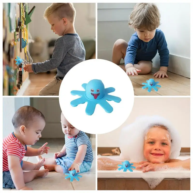 Soft Silicone Building Blocks Toy Animal Shape Suction Toy For Kids Stress Release Parent-Child Interactive Game Sucker Bath Toy