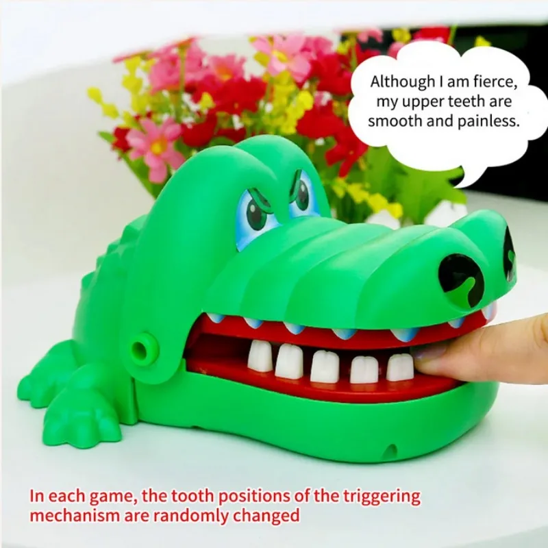 Crocodile Teeth Bite Fingers New Strange Creative Fun Game Stress Relief Children's Puzzle Toy Festival Gift