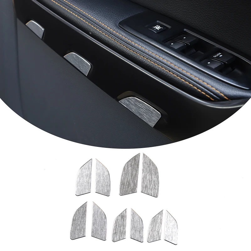 

Inner Door Panels Decorative Sequins For Ford Ranger T6 P375 2015 2016 2017 2018 Aluminum Alloy Trim Stickers Car Accessories