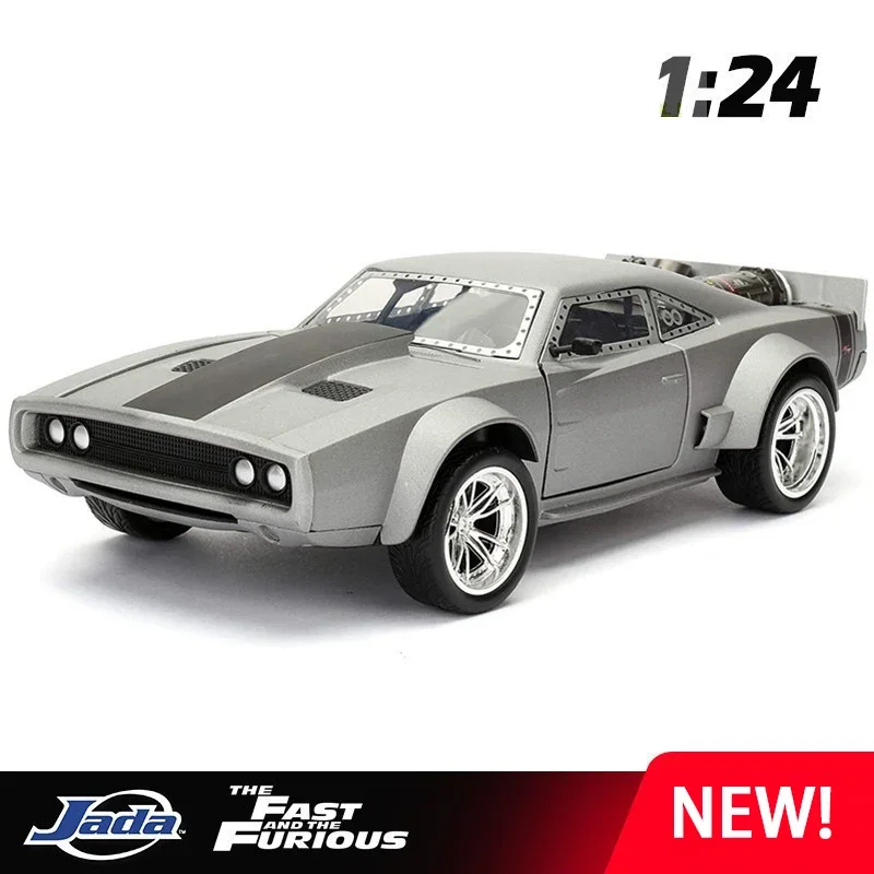 

Jada 1:24 Dodge Ice Charger Alloy Car Diecasts &Toy Vehicles Car Model Miniature Scale Model Car Toys For kids Collection J198