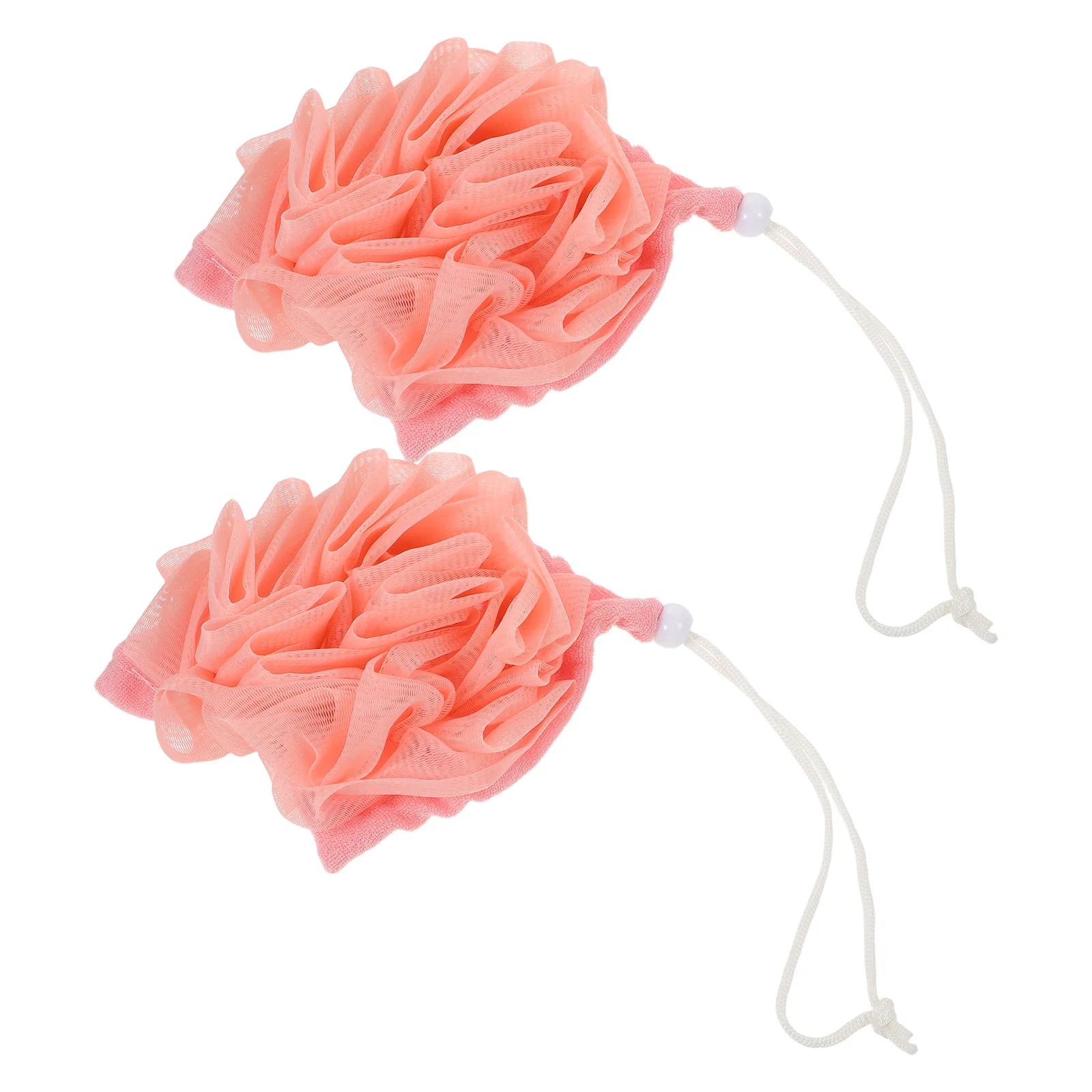 2 قطعة لوف استحمام معلقة شبكة دش الإسفنج لينة ماصة العسل التقشير منظف الجسم سبا حمام دش لوازم #1