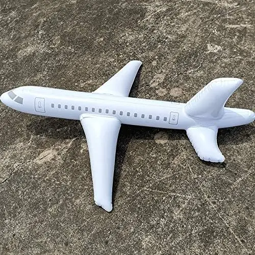 ألعاب قابلة للنفخ للأطفال طائرة عملاقة من مادة PVC للاستخدام الداخلي والخارجي وحفلات مائية قابلة للنفخ هدية عيد ميلاد نموذج طائرة للأطفال