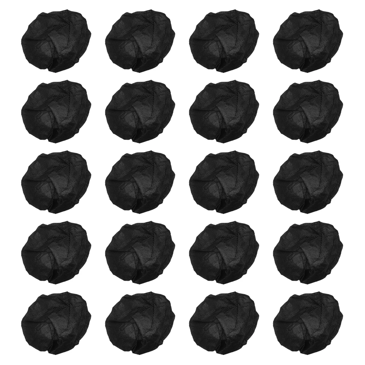 

100pcs Covers Disposable Non Woven Fabric Headphone Sleeves Hygienic Earphone Case Protective Headset Cover Black Keep Clean