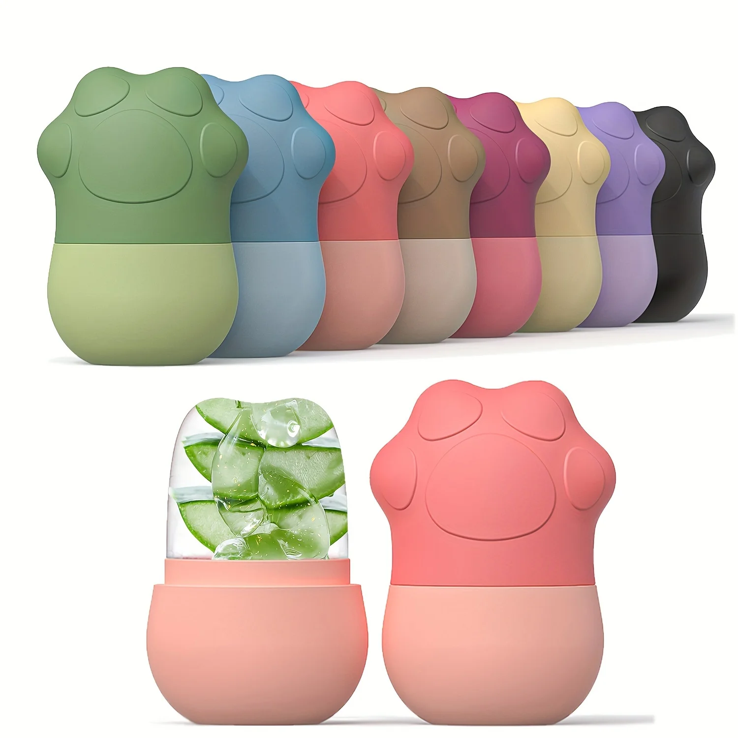 

Reusable Silicone Ice Roller for Face & Eyes - Perfect Gift for Women, Puffiness Relief, Migraine Soothing Facial Beauty Tool