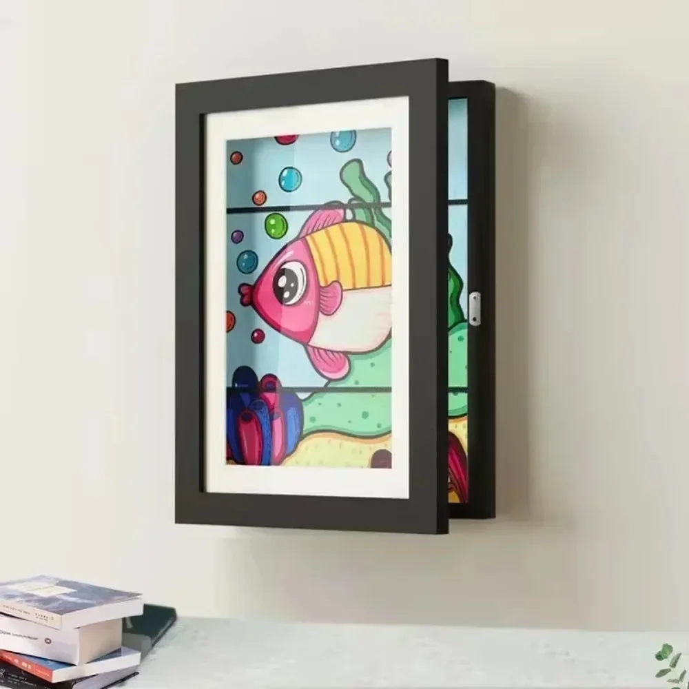 Children Art Frames Magnetic Front Open Changeable Kids Frametory for Poster Photo Drawing Paintings Pictures Display No Photos