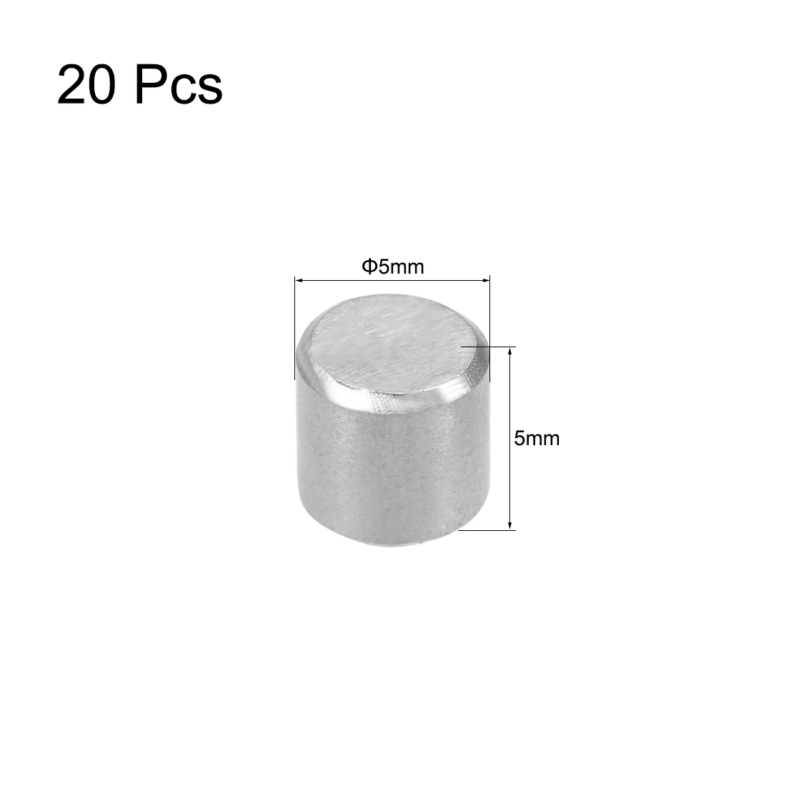 Uxcell Dowel Pin 304 Stainless Steel Wood Bunk Bed Dowel Pins Shelf Pegs Support Shelves Silver Tone