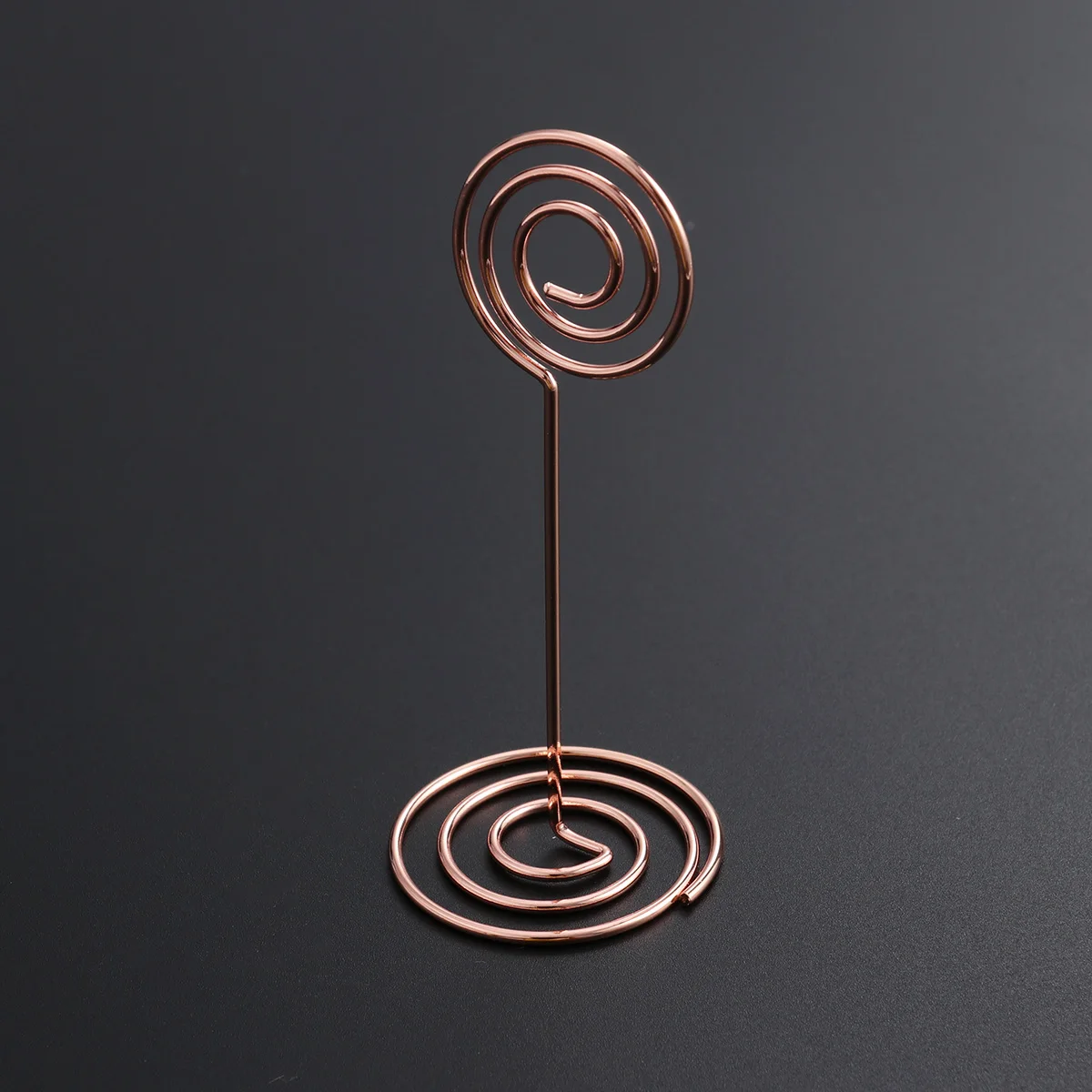 Base Photo Holder Clips Table Number Holders Paper Menu Clips Wedding Decoration Love Rose Gold