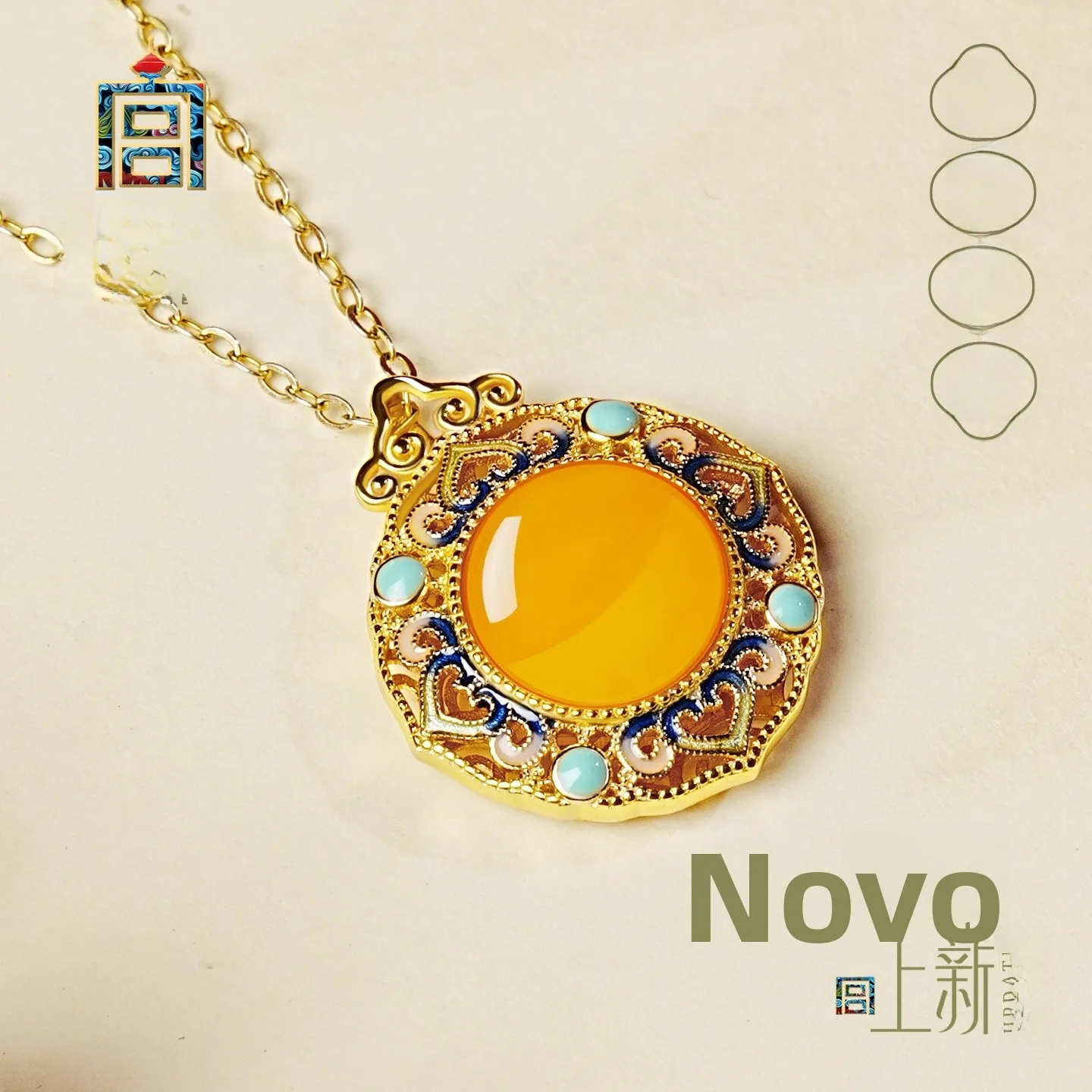 collana-con-ciondolo-a-nido-d'ape-in-argento-puro-e-ambra-gioielli-di-moda-per-donna-design-originale-collezione-invernale-regalo