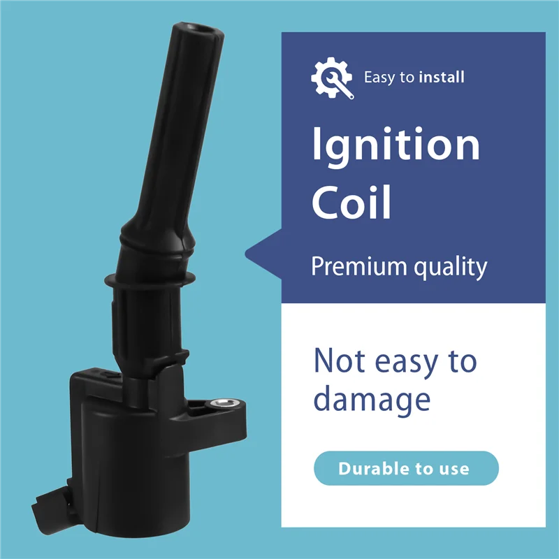 

A99F-4Pcs DG508 Комплект катушек зажигания для Ford F150 1998-2008 4.6/5.4L, с деталями 3W7Z12029AA 8W7E-12A366-AA