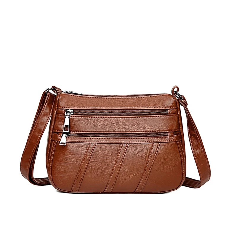 Women Handbags Crossbody Bag Soft Leather Luxury Designer Elegant Ladies Shoulder Hand Bags Casual Tote 2024 New Fashion