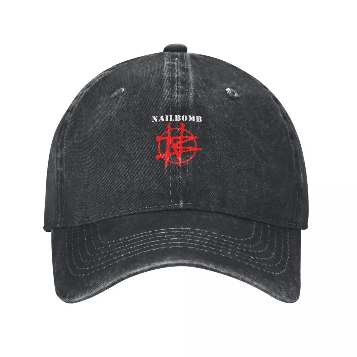 

Nailbomb Band Logo, Band name Nailbomb Baseball Cap Military Cap Man New In Hat Anime Snap Back Hat Women's Golf Wear Men's