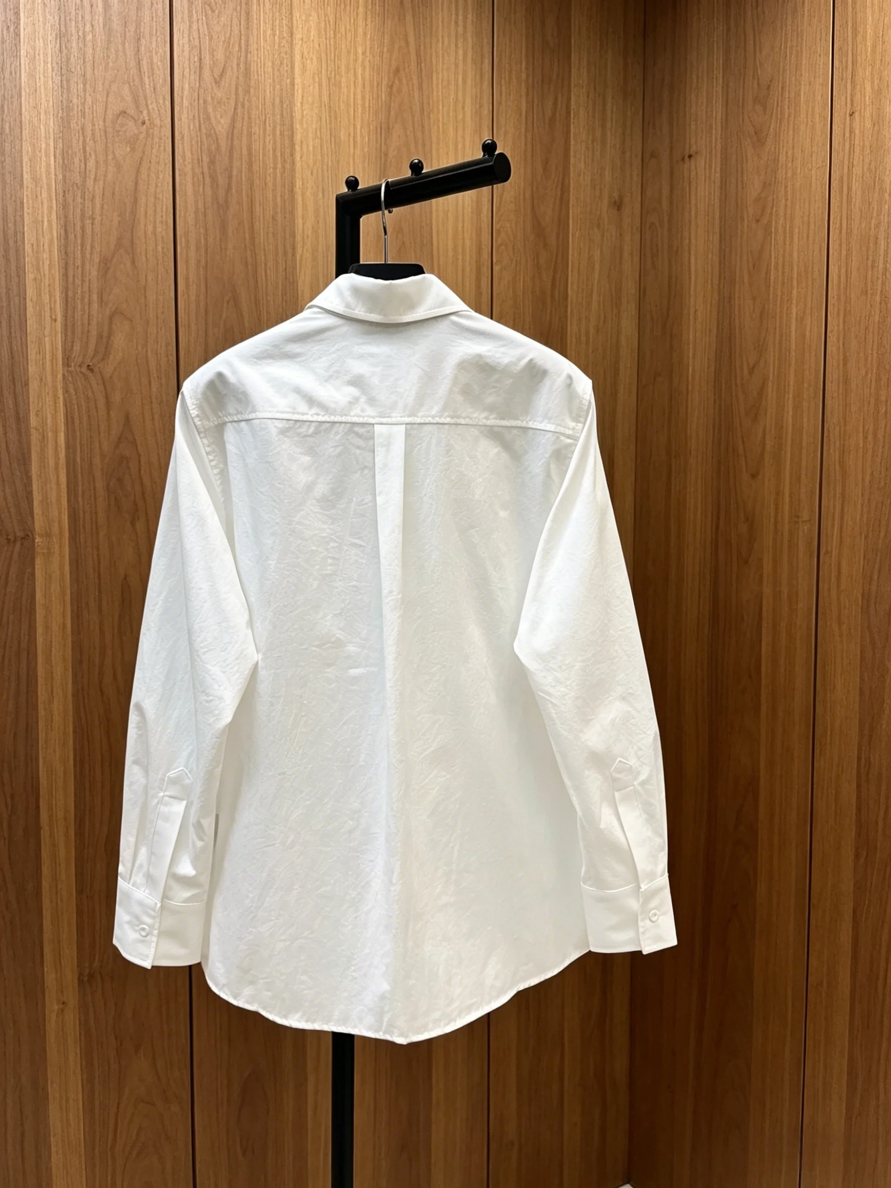 

2026 New Style Womens' Shirt Cotton High Quality Lapel Soft Temperament Pocket Long Sleeve Top