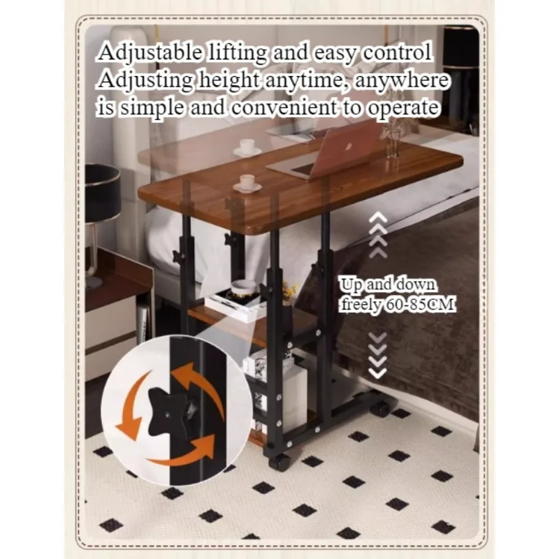 Movable Lift Bed Bedroom Table Home Student Desk Lazy Dormitory Laptop Table Side - view 6