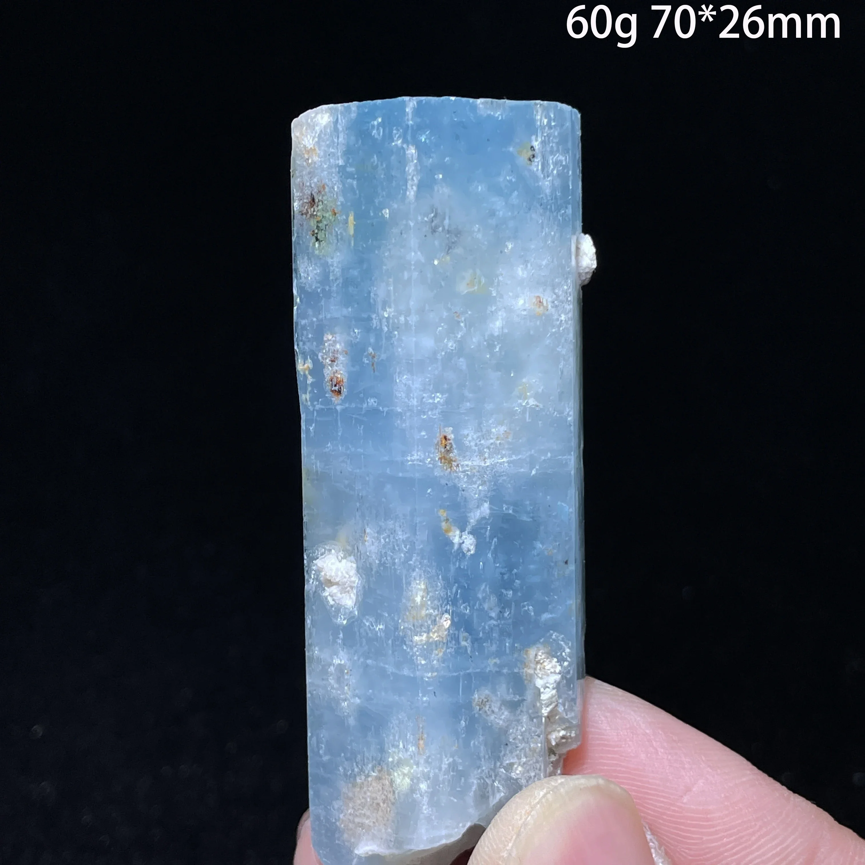 Natural Namibia Aquamarine Mineral Specimen Crystal Quartz Healing Stone Home Decor