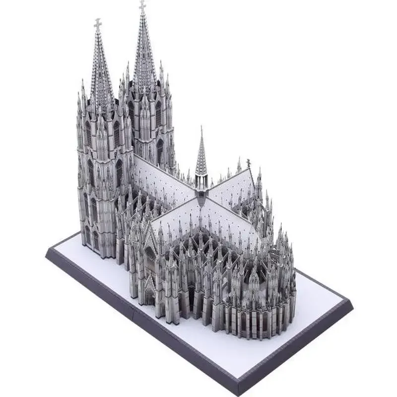 Cologne Cathedral Germany World Classic Architecture 3D Paper Model Building Craft DIY Education Toys