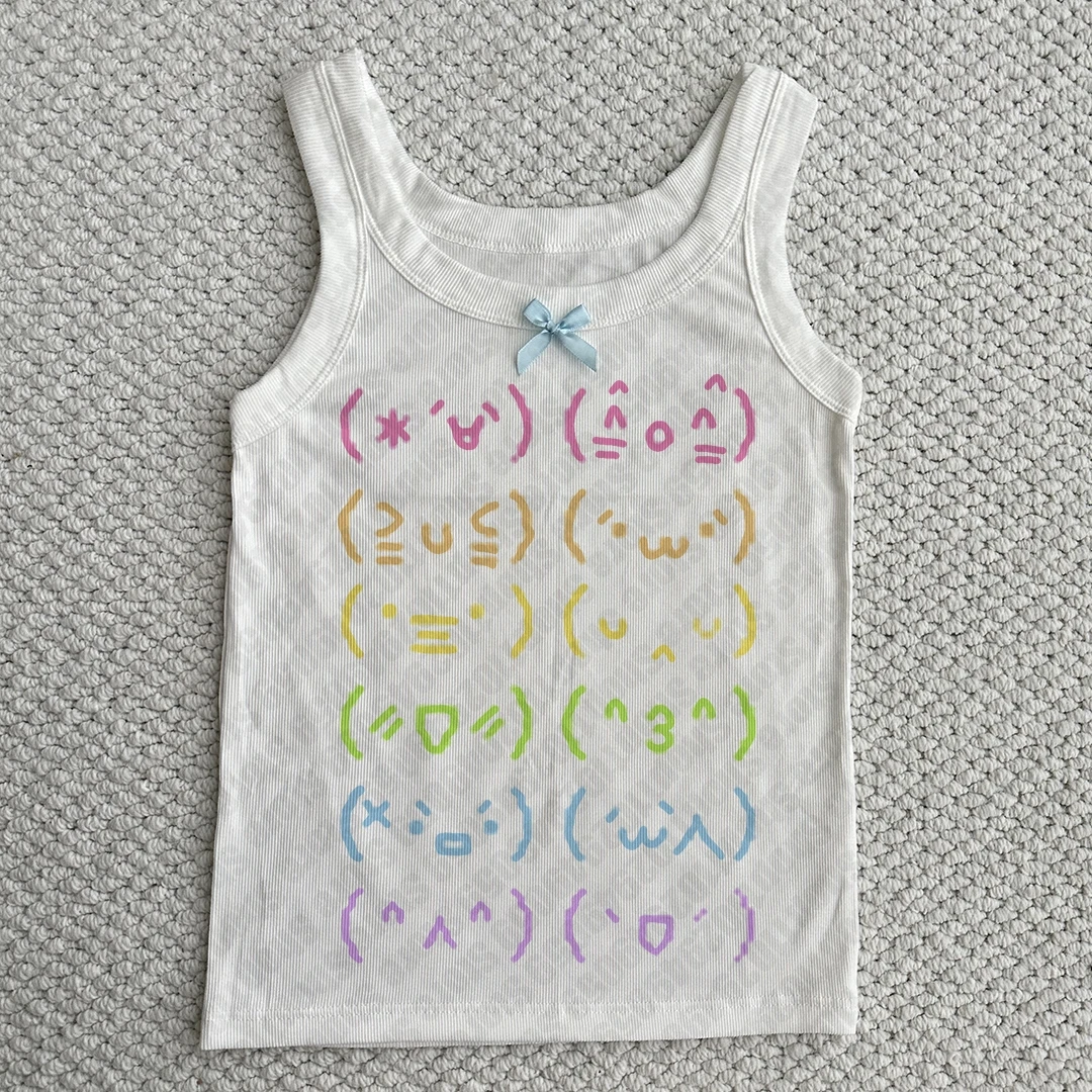 Anni 2000 Punk Donna Estetica Lettera Stampa Grunge Goth Canotta Top Crop Top Corsetto Vintage Canotta Baby Tee Emo Ragazze Y2k Vestiti