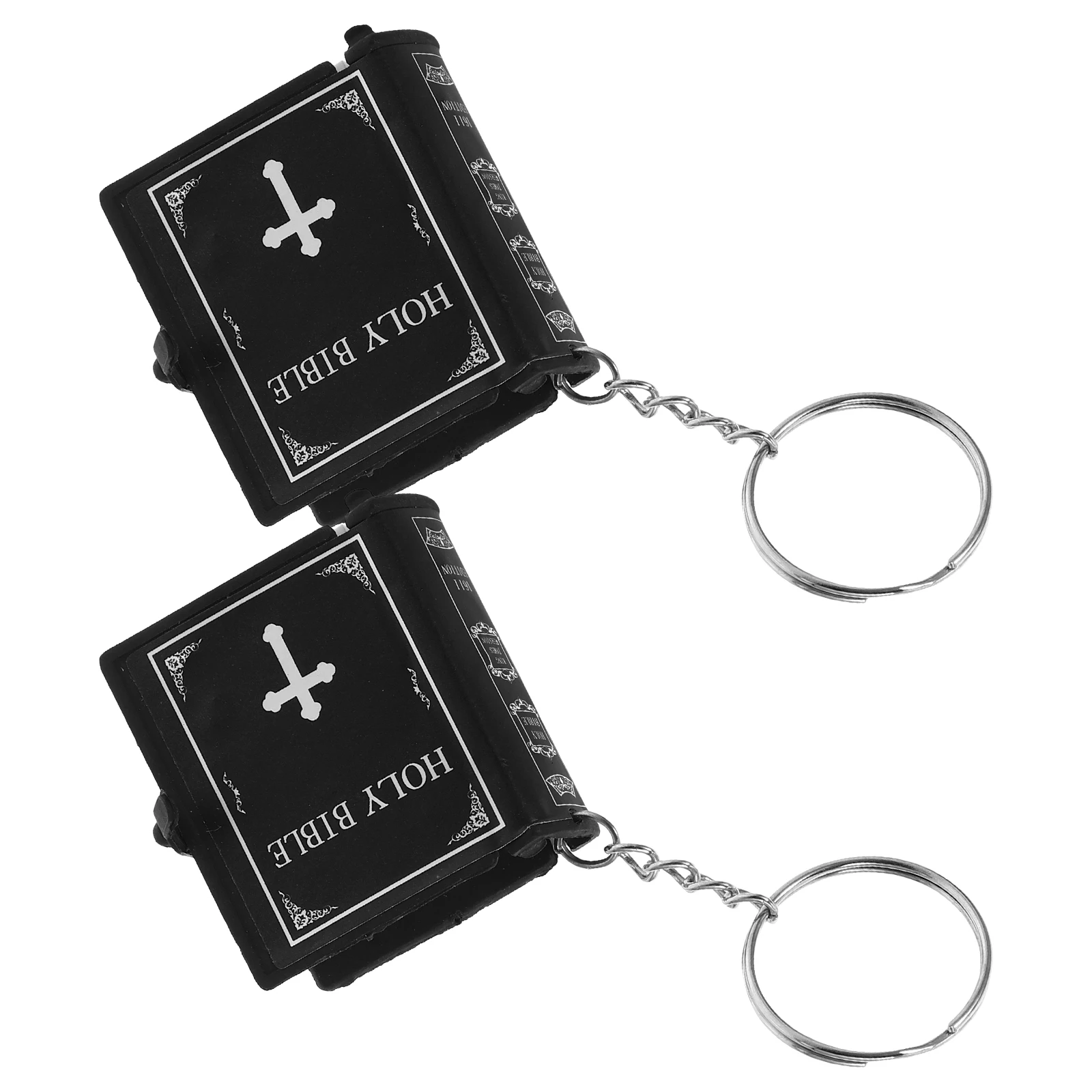 

Bible Keychain Mini Keyring Encouragement Pendant Memorial Decoration Cute Book