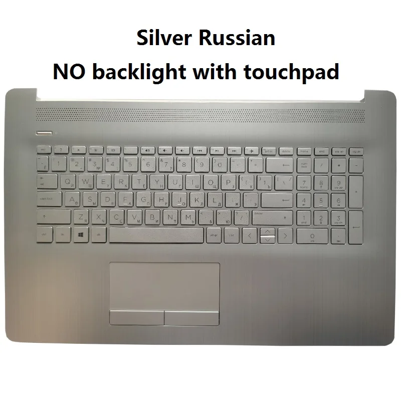 NIEUW Voor HP Pavilion 17-BY 17T-BY 17-CA 17Z-CA 17G-CR 17Q-CS TPN-I133 Russisch/US/UK Toetsenbord Laptop Palmsteun Bovenste Cover Case