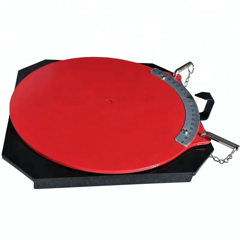 Car repair tools 2 Ton Steel Wheel Alignment Turn Plates Table used together with 3D Wheel Alignment Equipment machine