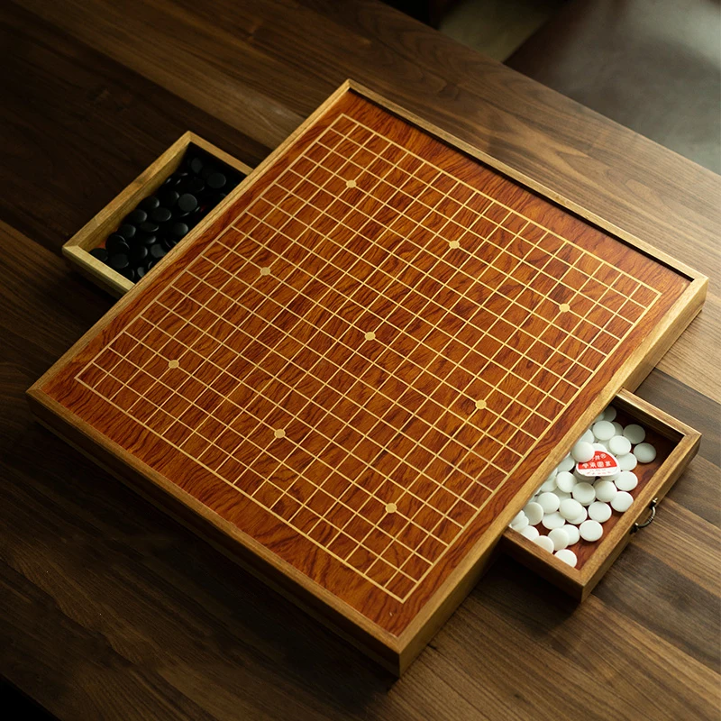 Luxus Hohe Qualität Gehen Schach Tragbare Dekoration Brettspiele Für Kinder Gehen Schach Weiqi Holz Bord Scacchiera Schach Set Gobang