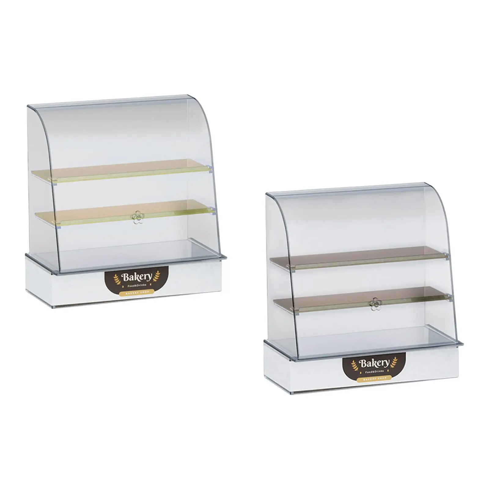 Armadietto per torte per casa delle bambole 1/12, mobili in miniatura per casa delle bambole, multistrato, espositore per cupcake in miniatura per scene in miniatura