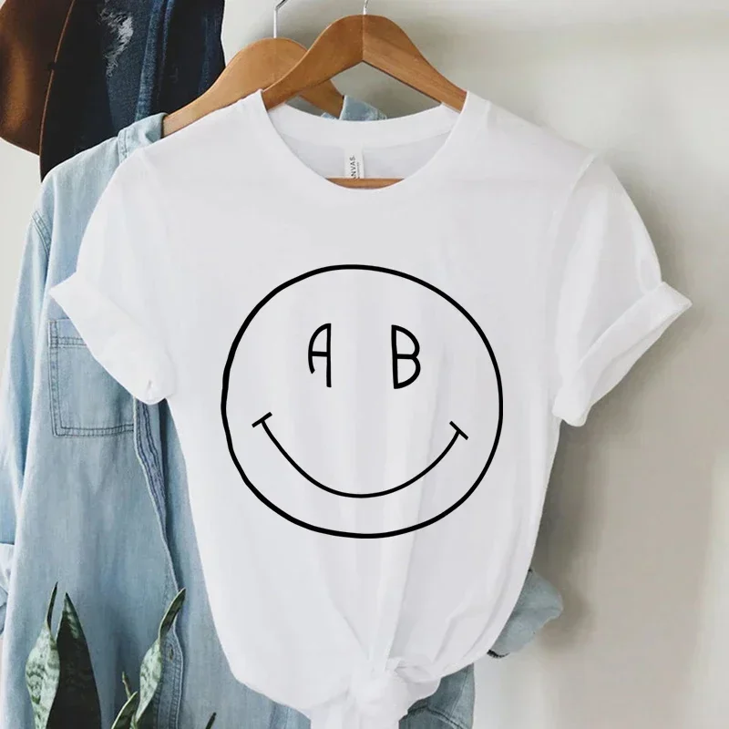 새로운 여성 티셔츠 플러스 사이즈 인쇄 캐주얼 루즈 패션 반소매 티셔츠, 부드럽고 편안하며 통기성, 야외 스포츠