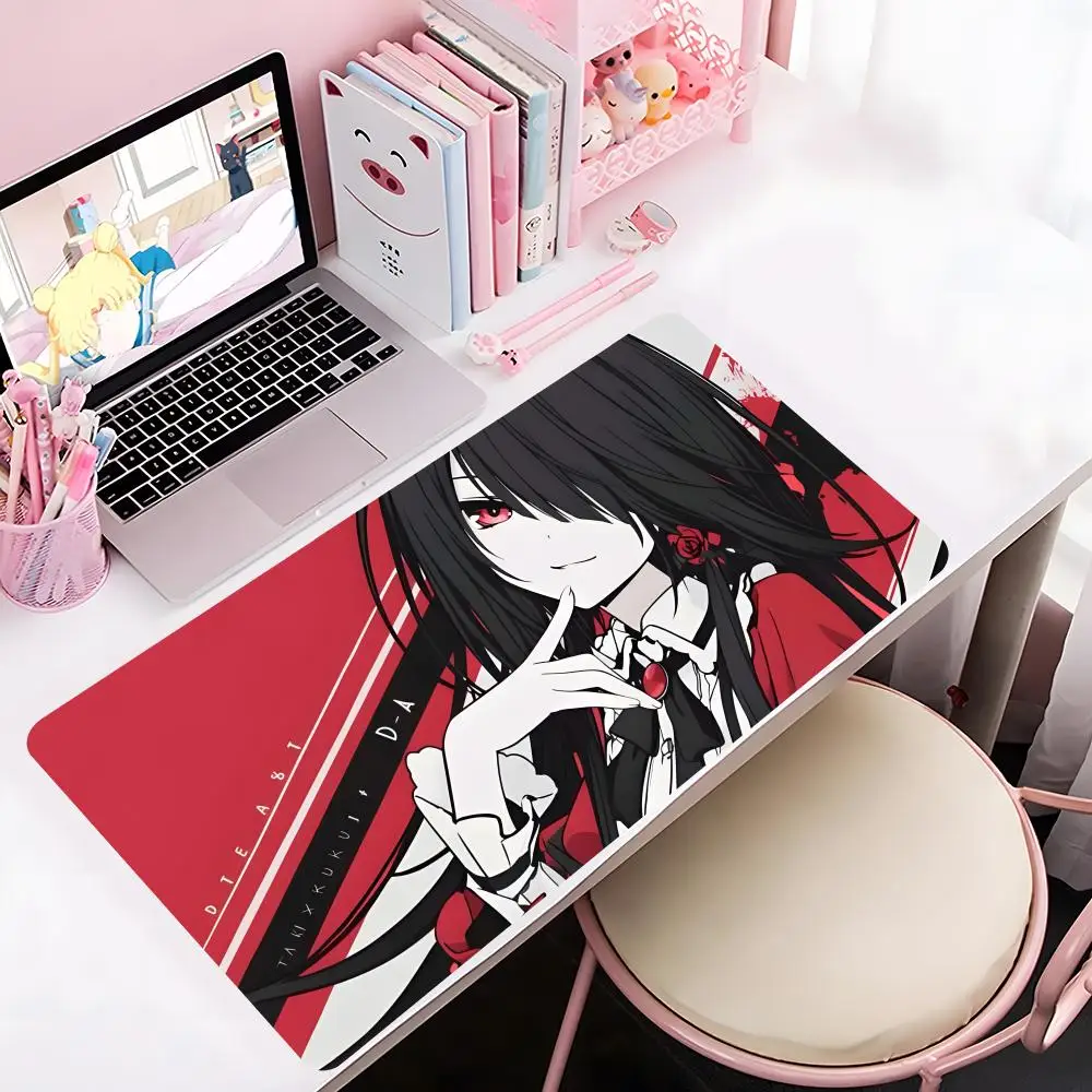 

Коврик для мыши с аниме-дизайном U-unbreakable Machine-Doll, большой игровой коврик с утолщенным краем, для компьютерной клавиатуры и стола, 1 шт.