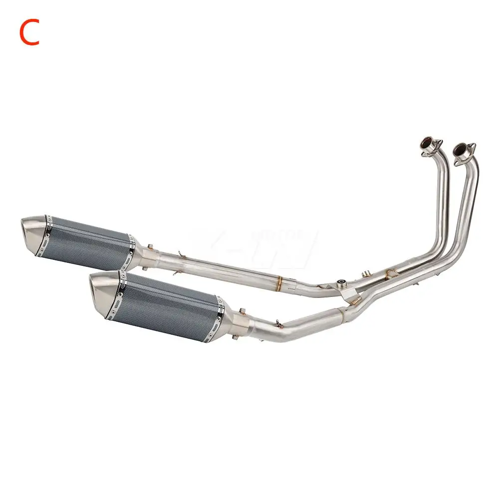 For Yamaha TDM 900 2002-2013 TDM900 Motorcycle Exhaust Pipe With Header Link Pipe