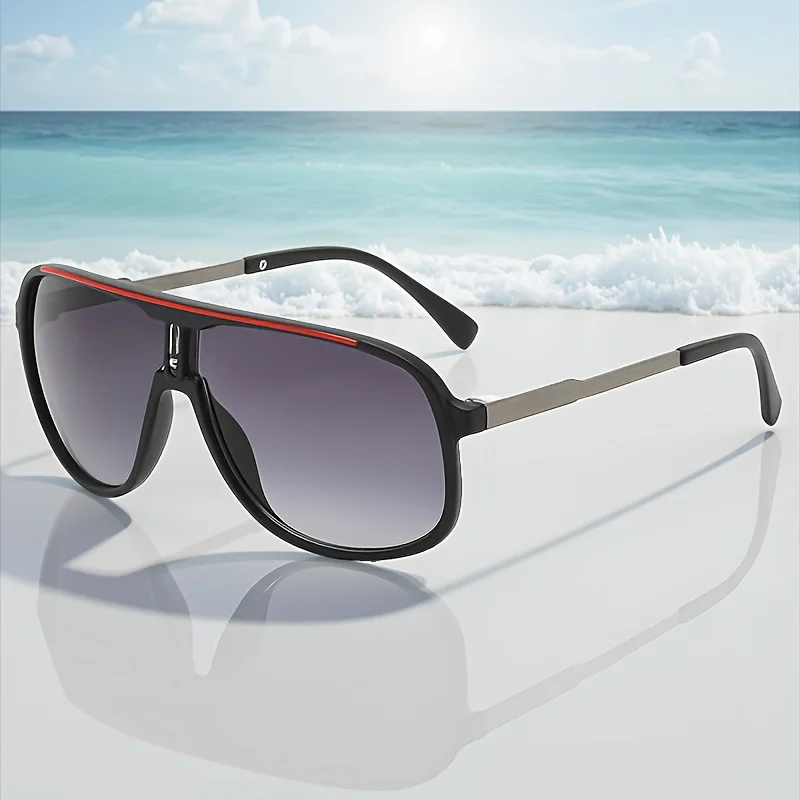 Vintage Square Unisex Men Women Luxury Brand Designer Classic Driving Traveling Rectangle Tropical Vacay Outfits Shades for Man view 4
