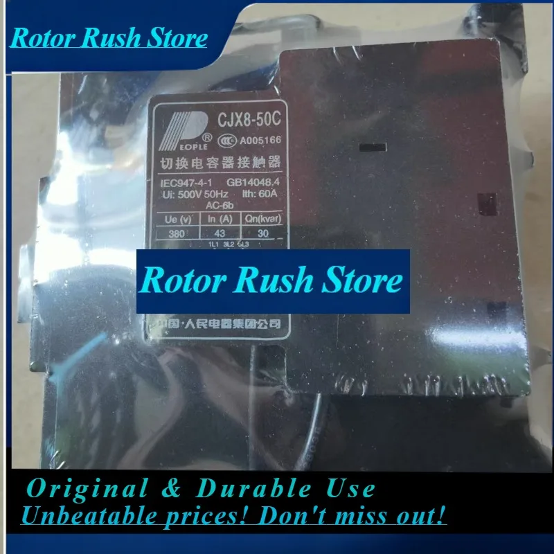RoRuSSwitching Capacitor AC Contactor CJX8-25C B50C 220V 380V