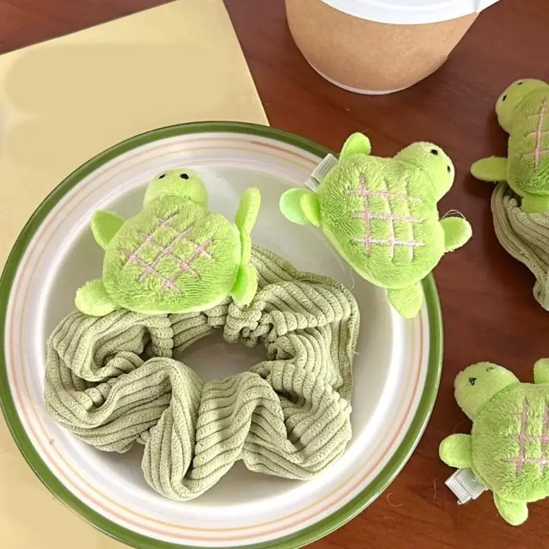 

652F Модная заколка для волос в виде черепахи/резинка для волос в виде утконоса, милая заколка для волос для детей